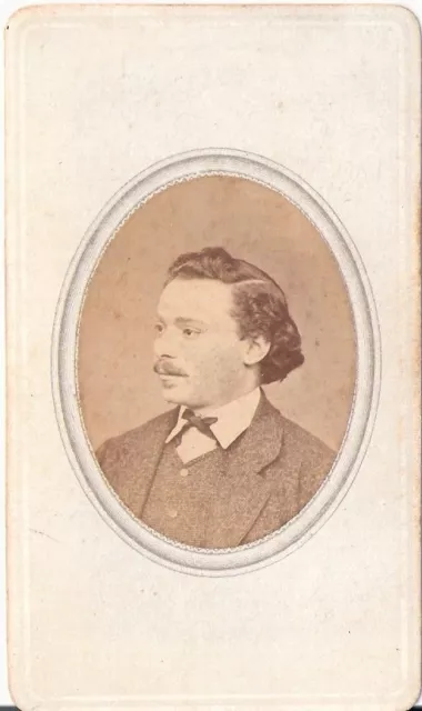 Trapp & Münch CDV Foto Herrenportrait - Friedberg & Frankfurt Main um 1870