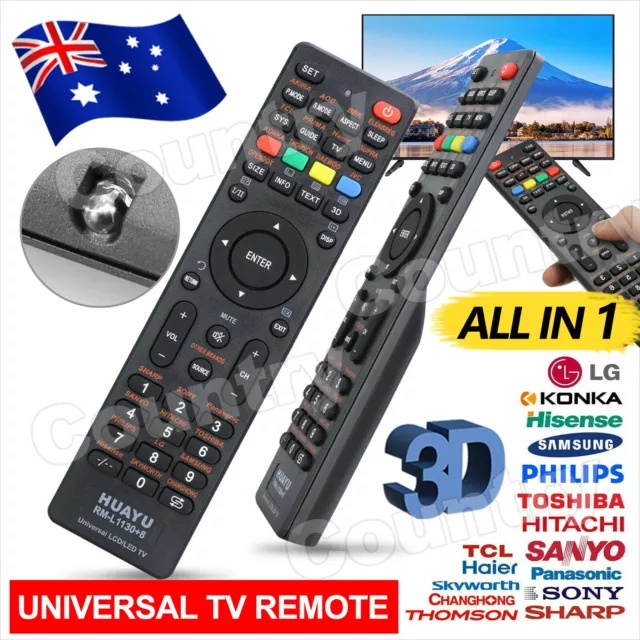 Universal TV Remote Control LCD/LED For Sony/Samsung/Panasonic/LG/TCL/Soniq AU