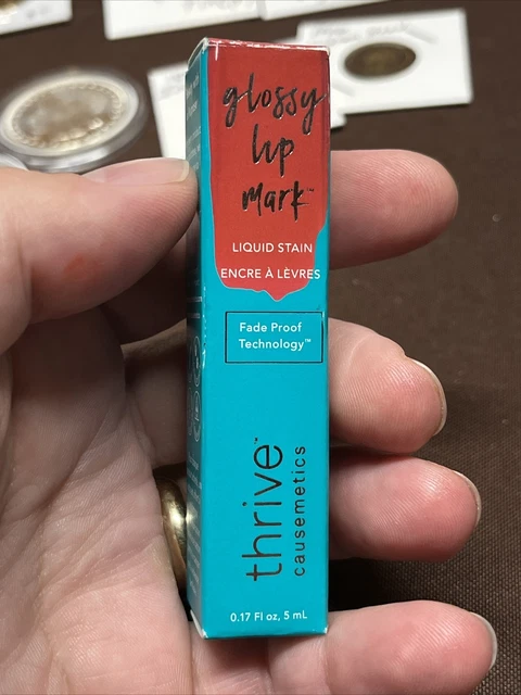 Mancha líquida maya Thrive Cosmetics marca brillante 0,17 oz/5 ml a prueba de decoloración