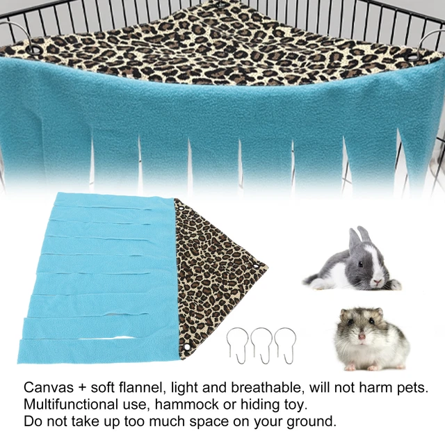 Animal Corner Hideout Canvas Flanell Eckzelt Für Hamster Frettchen Chinch Obd