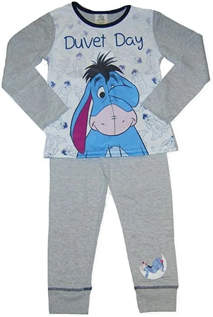 Girls Disney Older Winnie The Pooh Eeyore Long Pyjamas Pjs Age 5-11 Years Duvet