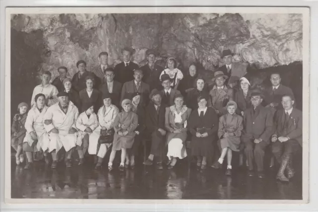 AK Liptovsky Mikulas, Demänovska jaskyna, Demänovaer Höhle 1934 Foto