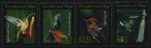 Trinidad & Tobago 2002 - Mi-Nr. 731-734 ** - MNH - Vögel / Birds