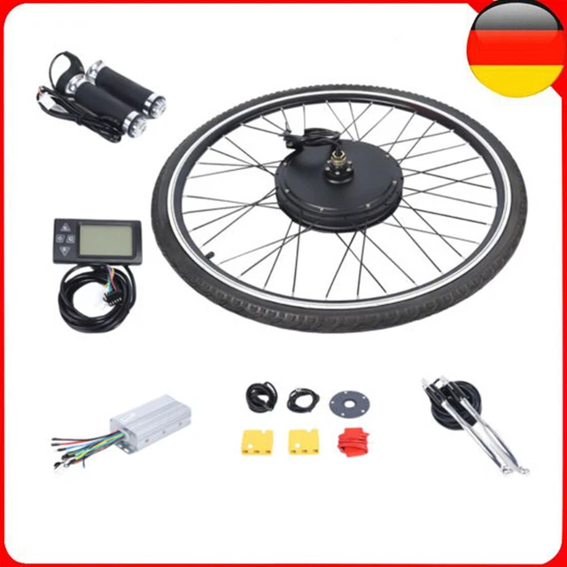 E Bike Umbausatz Mit Akku 28 Zoll 28& ZOLL E-BIKE Conversion Kit 36V/48V ebike Vorderrad Elektrofahrrad