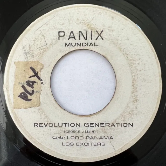 Latin 45 / Lord Panama & Exciters “Revolution Generation” Panix ~ Reggae Calypso