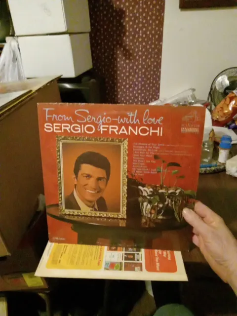 Sergio Franchi - From Sergio With Love - 1966 Vinyl LP, RCA LSP-3654 MONO VG CON