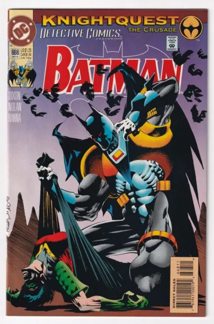 Detective Comics #668 Batman Knightquest November 1993 DC Azrael Robin Dixon