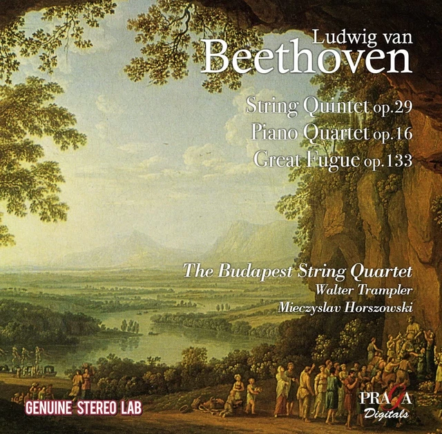Beethoven String Quintet Piano Quartet Great Fugue CD ALBUM NEW SEALED FREEPOST