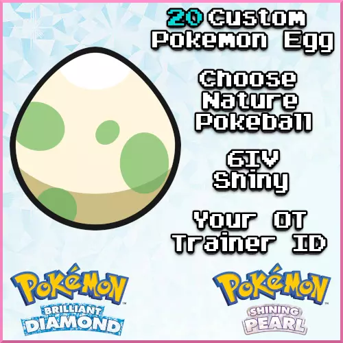 Shiny LUGIA 6IV / Pokemon Brilliant Diamond and Shining Pearl 