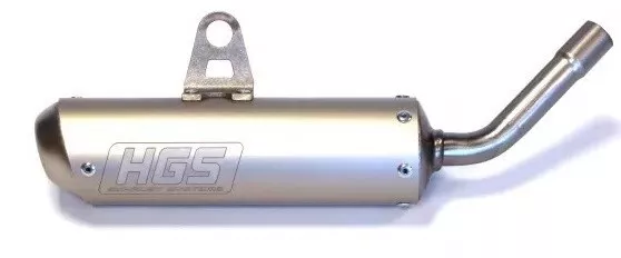 HGS Silber Schalldämpfer Auspufftopf KTM SX65 SX 65 Passt Für Neu 2024 Modell