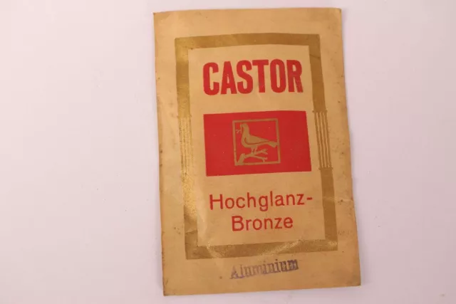 Hochglanz Bronze Farbe Pulver Farbpulver zum versilbern Alu Castor Alt ca. 11g