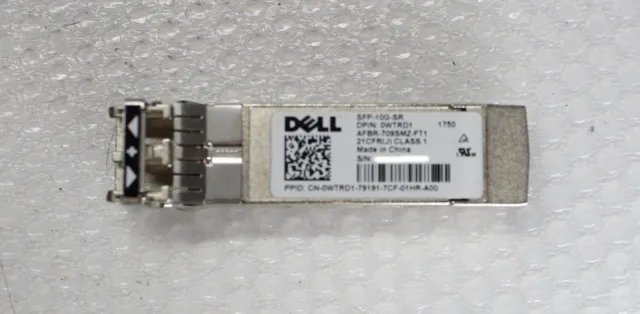 DELL 10Gb AFBR-709SMZ-FT1 SFP+ 10GBase-SR WTRD1 0WTRD1 Optical Tranciever