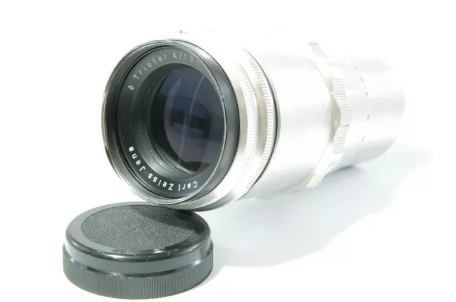 Lens Carl Zeiss Jena Triotar 135mm F4 M42 screw mount Ref. 54211