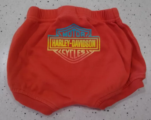 Harley-Davidson Motorcycles Toddler/Baby Diaper Cover, 24 Mo. Orange, Boy, Girl