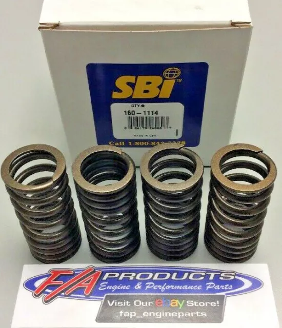 SB International 160-1114 Jeep Willys 134 F + L Head Valve Springs Quantity Of 4