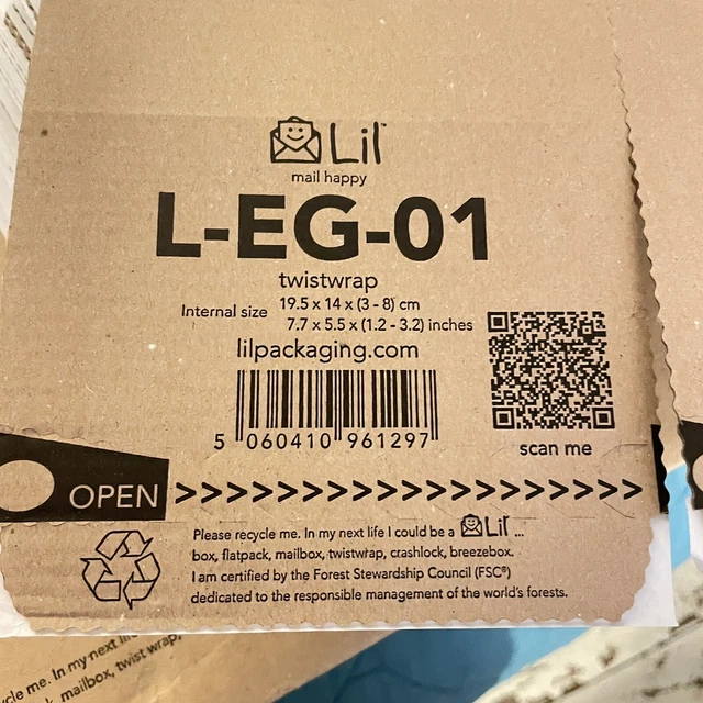 Book Wrap Packaging Boxes Lil, 160 Units