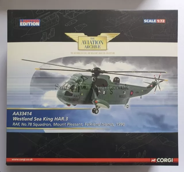 Corgi AA33414 Sea King HAR.3RAF No. 78 Squadron Mount PleasantFalklands Island