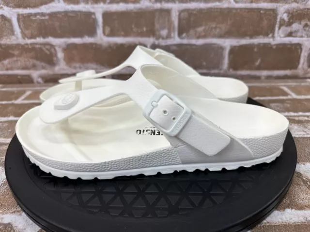 Birkenstock Gizeh Eva Thong Sandals White EU37 Womens US Size 6