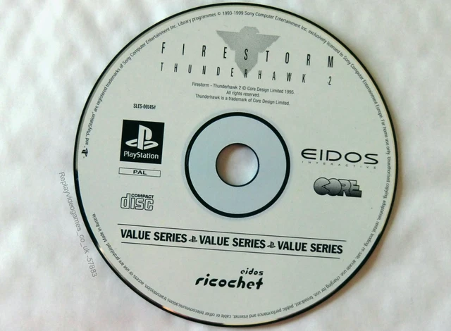 57883 Firestorm Thunderhawk 2 - Sony PS1 Playstation 1 (1999) SLES 00145