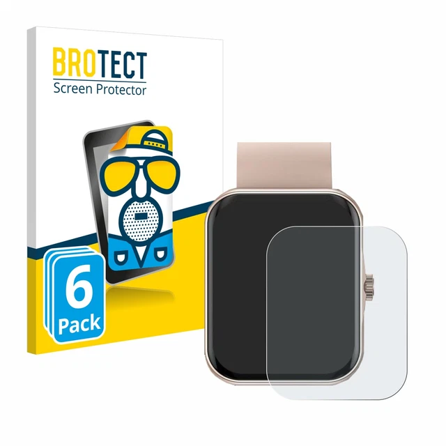 6x Antiriflesso Pellicola Protettiva Opaca per Mutoy Smartwatch 1.83" Protezione
