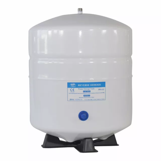 Reverse Osmosis RO Water Storage Tank 4.5 Gallons 1/4" Connection - Pressurized