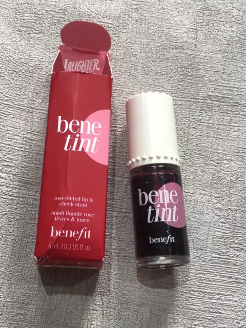 Benefit Tint Benetint Rose Tinted Lip & Cheek Stain 6ml Authentic Brand New.