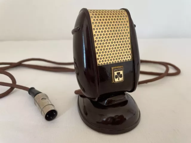 Grundig Bakelit Tischmikrofon – True Vintage - 1950er Jahre - GDM11 - TOP