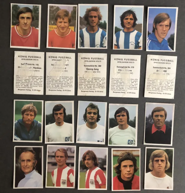 Bergmann Sammelbilder Bundesliga König Fußball 1972