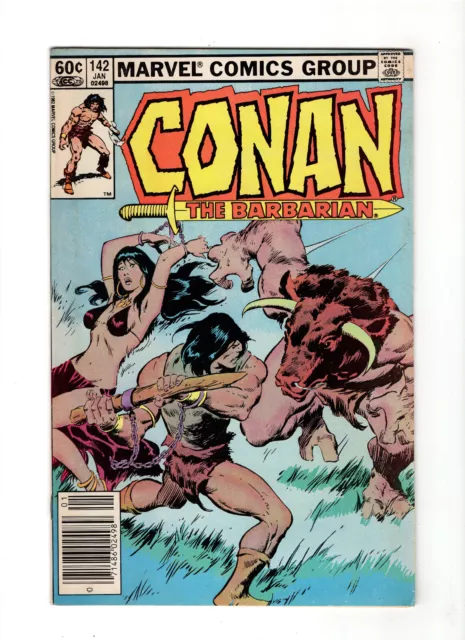 Conan The Barbarian #142 (1983, Marvel Comics) Newsstand