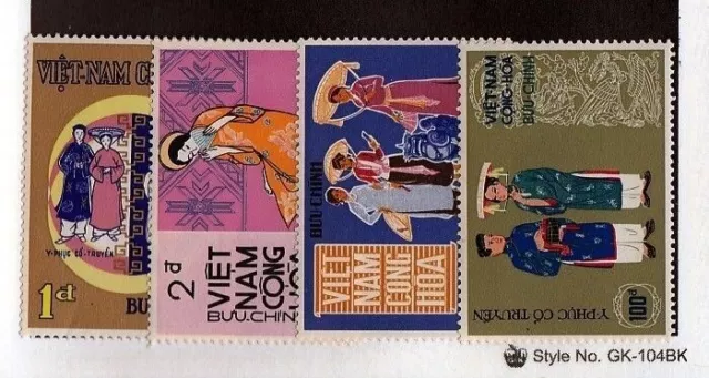 South Viet Nam Sc 370-3 NH set of 1970 - Costumes