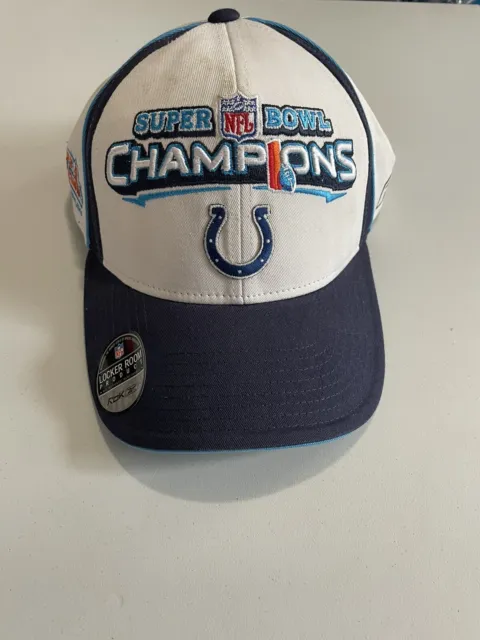 Reebok Indianapolis Colts Super Bowl XLI 2007 Adjustable Cap Locker Room Sticker