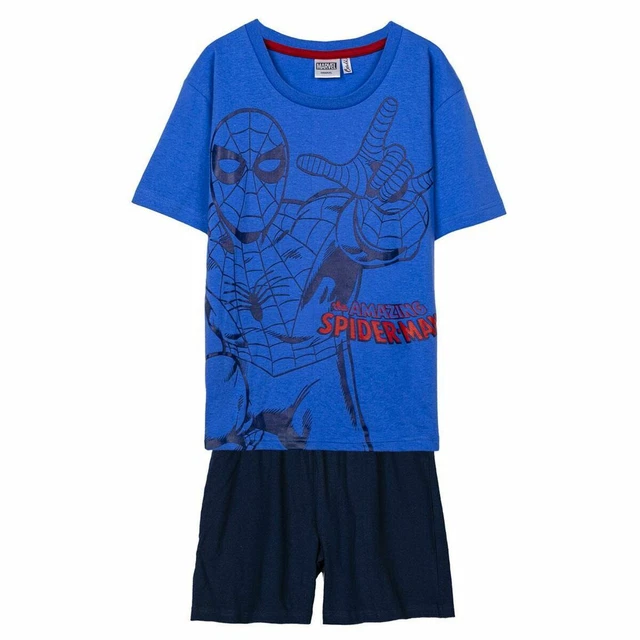 Schlafanzug Für Kinder Spiderman Blau