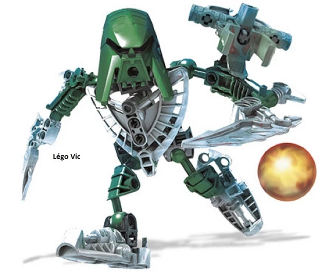 Lego 8929 Bionicle Matoran of Mahri Nui Defilak + notice de 2007 -NN17