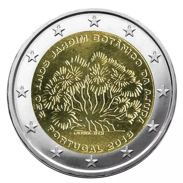 2018 - Piece De 2 Euros Commemorative Jardin Botanique Ajuda Portugal Neuve Unc