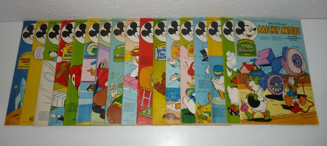 17 Versch. Comic-Hefte Comics / Micky Maus M. Schnipp / Jahrgang 1980 / #3#