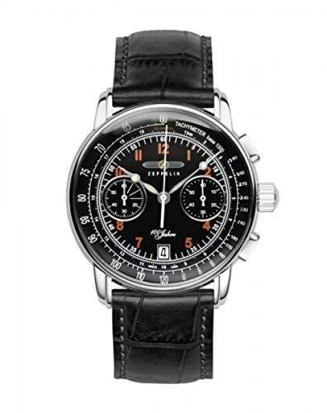 Zeppelin Unisex Orologio Polso Cronografo Quarzo Pelle 7674-2