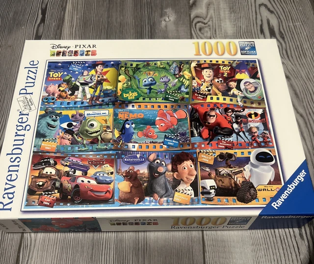 RAVENSBURGER DISNEY PIXAR Movies Toy Story Nemo Cars 1000 Piece Puzzle ...