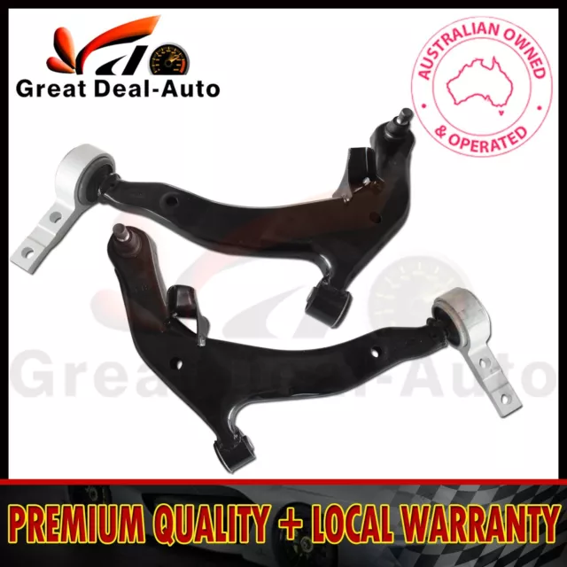 Pair Front Lower Control Arms & Ball Joint For Nissan Murano Z50 2005-2008