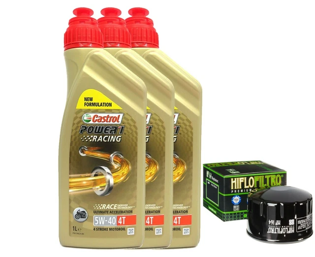 SET ENTRETIEN BMW Castrol Power 1 Racing 5W40 Filtre à Huile C 650 Gt ...