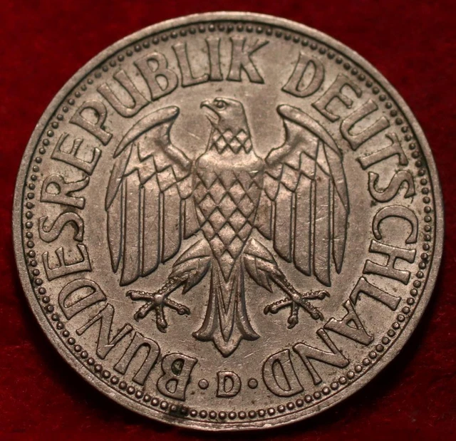 1950 Germany 1 Mark Clad Foreign Coin