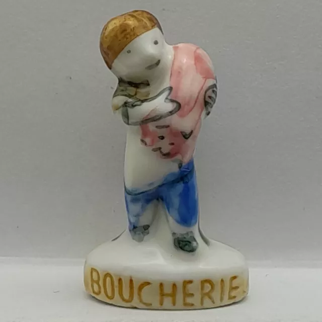 Fève en porcelaine Boucherie Nordia (B26E)