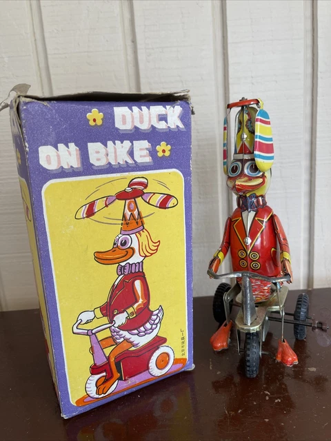 duck on bike toy