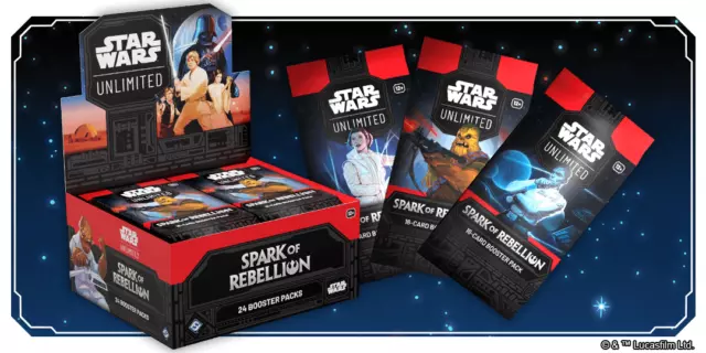 FFG - Star Wars Unlimited Der Funke einer Rebellion Booster Pack DEUTSCH NEU OVP