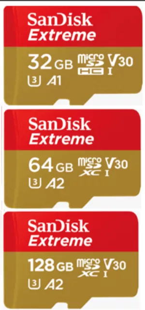 SanDisk Micro SD Card 32GB 64GB 128GB Class 10 Memory Card