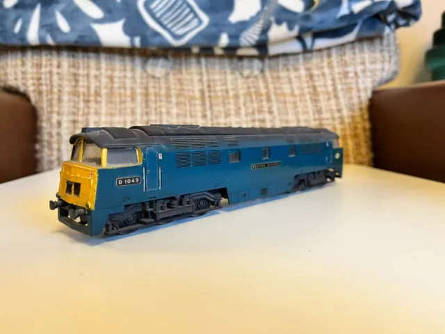 Trix Lilliput Western Monarch Class 52 diesel loco D1049 BR Blue OO gauge