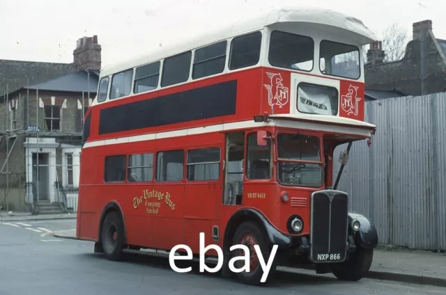 ORIGINAL 35mm BUS SLIDE  ex LONDON TRANSPORT VB RT4613 on 6/4/80