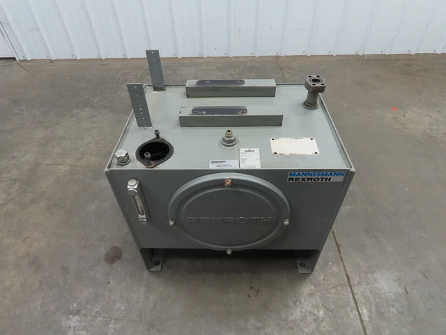 Rexroth Hydraulic Fluid Tank 20 Gallon Holding Tank SAE 4 Bolt 24x17x14"