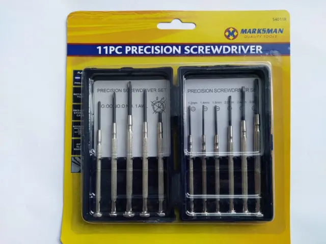 11pc Precision Small Screwdriver Set for Phone Watch Laptop mobile Glasses Clock