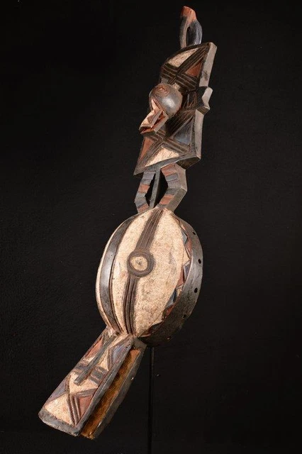 22217 A Primitiva Grande Africana Kalao Máscara Casco Mali