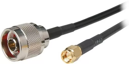 1m SMA Male to N Male Low Loss LL195 Coaxial Antenna Extension Cable